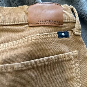 Lucky Brand Camel Corduroy Trousers